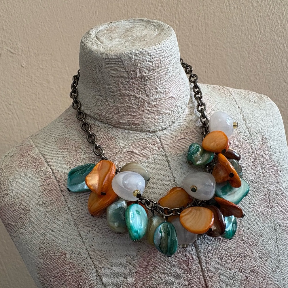 Multicolor Shell Necklace anklet
